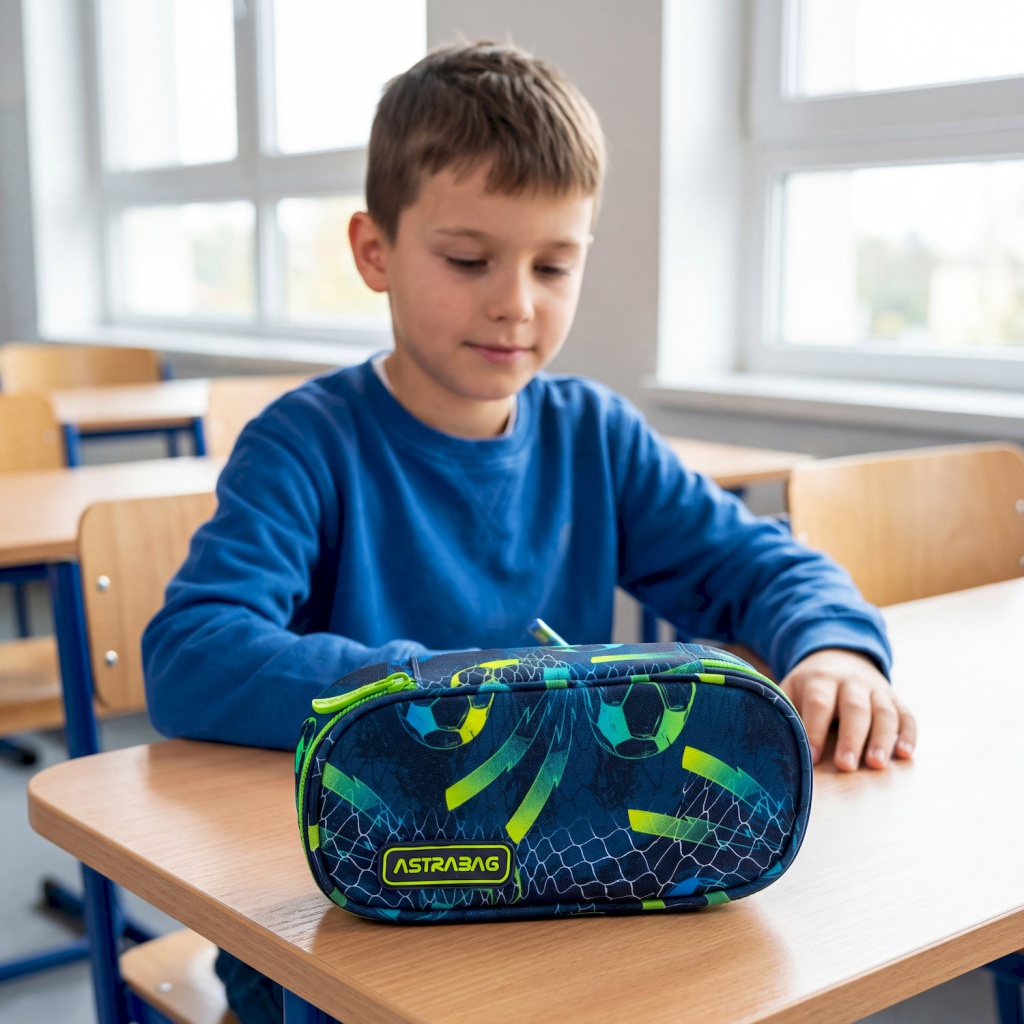 Jednokomorový peračník / puzdro AstraBAG Football, AC6, 503026035
