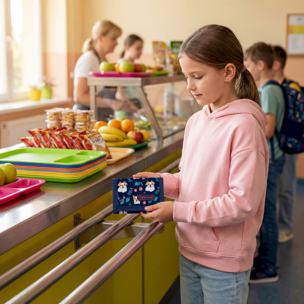 Detská peňaženka AstraBAG Dear Puppy – peňaženka na suchý zips