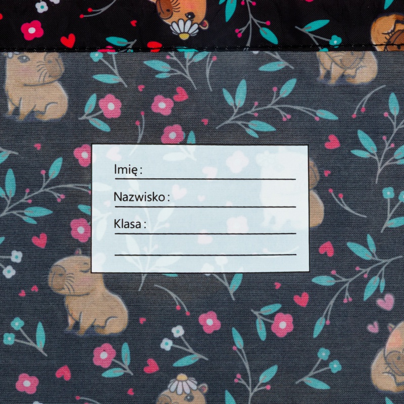 Vrecko na prezuvky AstraBAG Flower Capy AD1 – školské vrecko na chrbát