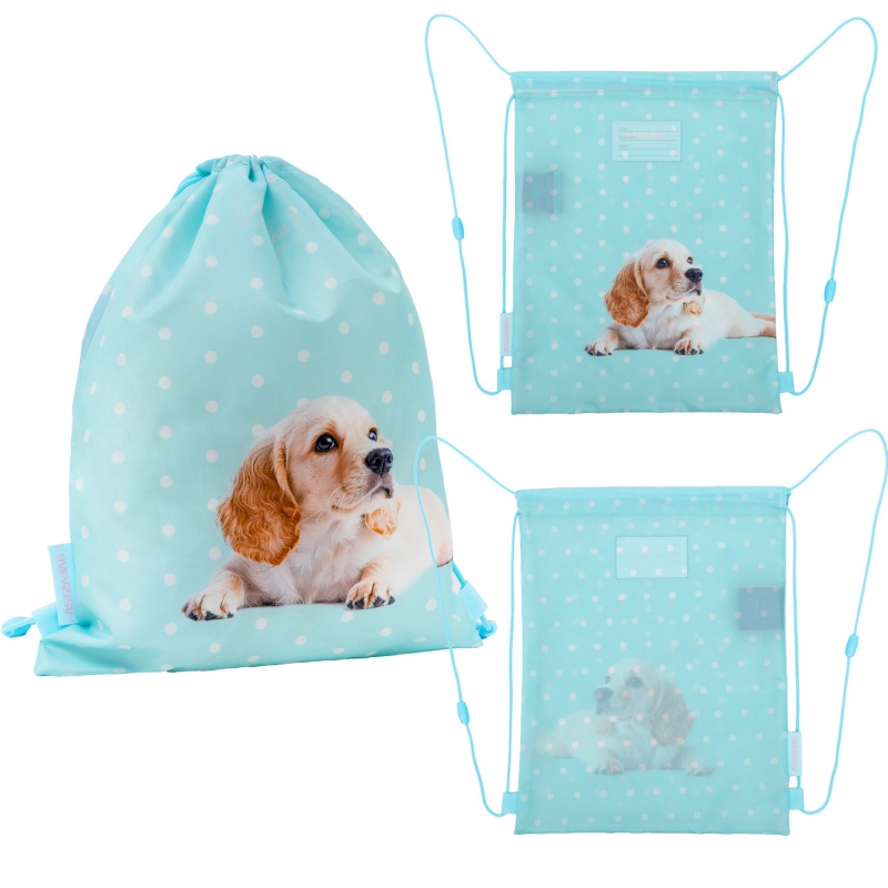 Vrecko na prezuvky AstraBAG Puppy Line AD1 – školské vrecko na chrbát