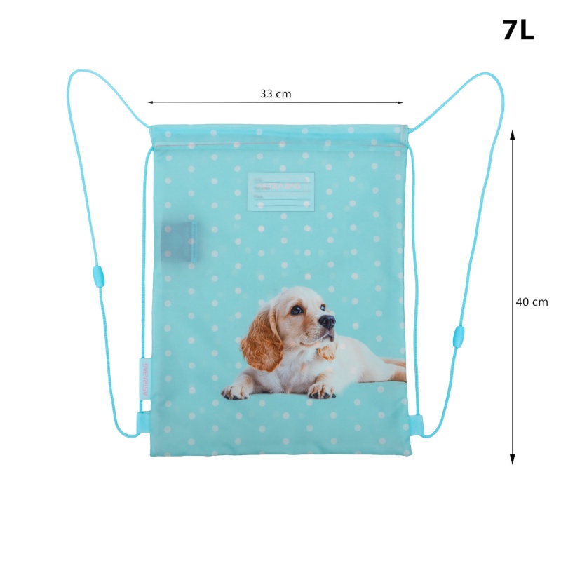 Kapsa na přezůvky AstraBAG Puppy Line AD1 – školní kapsa na záda