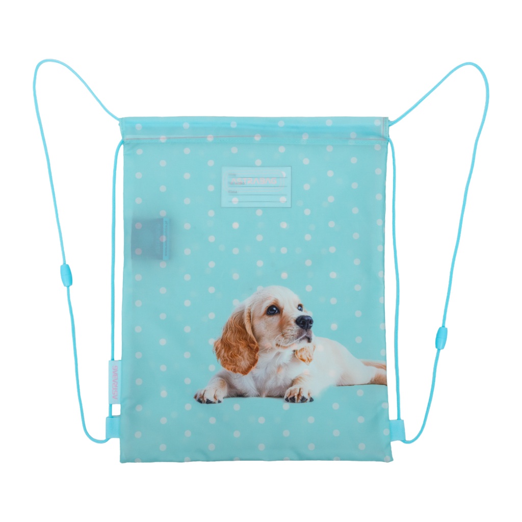 Vrecko na prezuvky AstraBAG Puppy Line AD1 – školské vrecko na chrbát