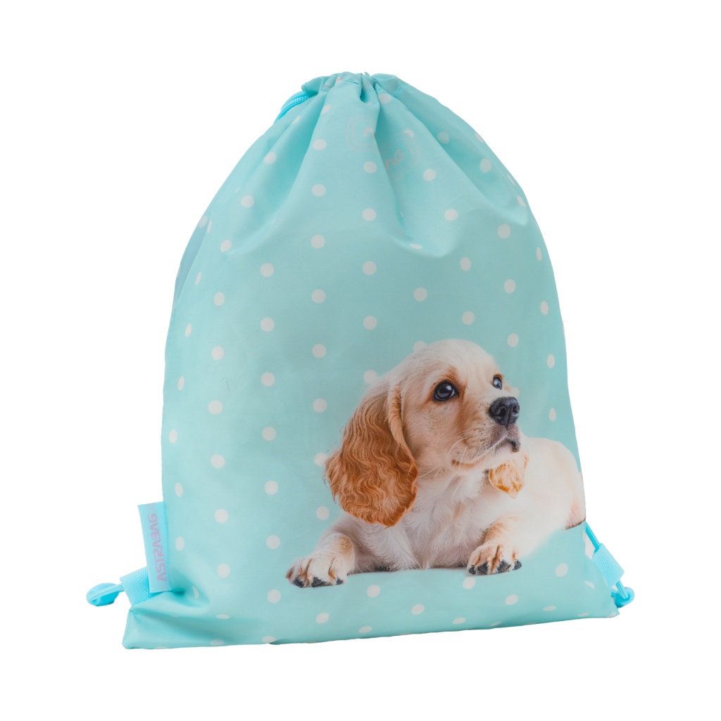 Vrecko na prezuvky AstraBAG Puppy Line AD1 – školské vrecko na chrbát
