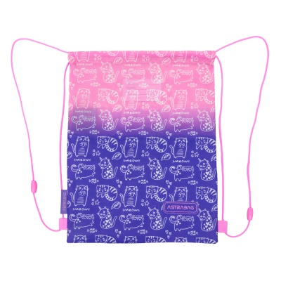Kapsa na přezůvky AstraBAG Kitty AD1 – školní kapsa na záda