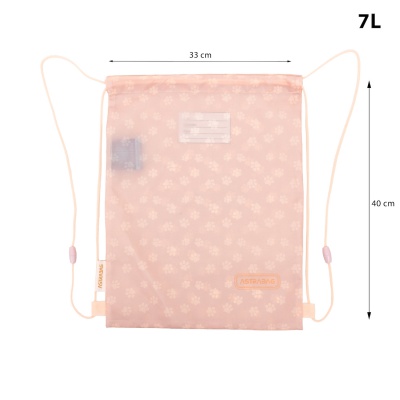 Vrecko na prezuvky AstraBAG Fluffy Puppy AD1 – školské vrecko na chrbát