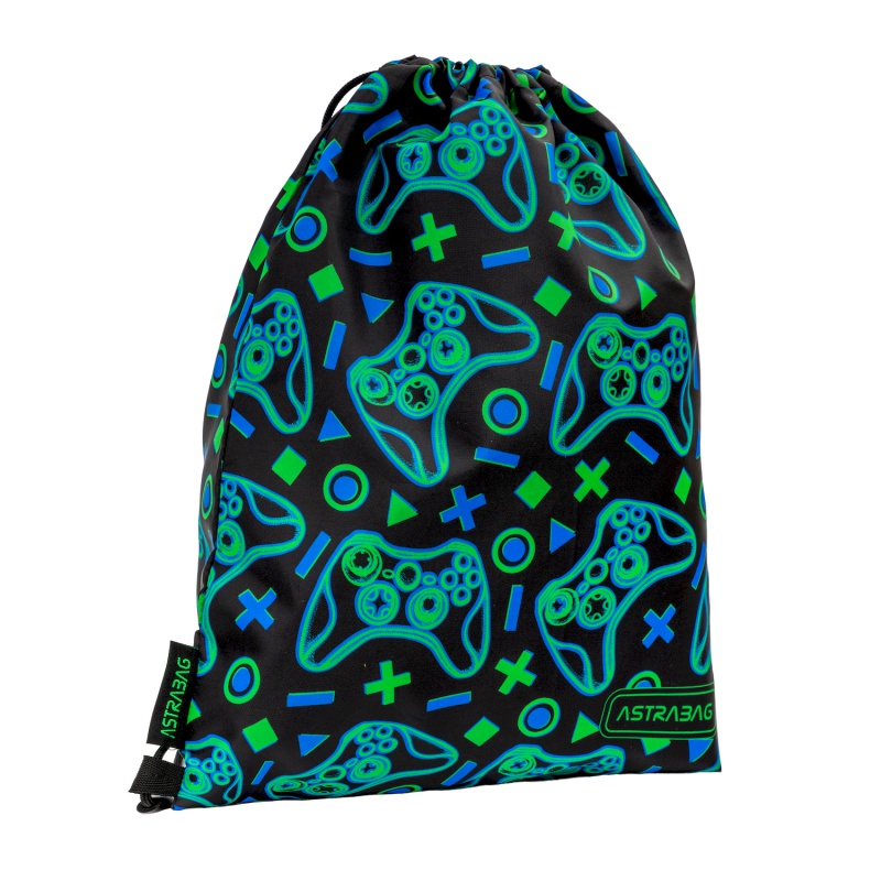 Vrecko na prezuvky AstraBAG Game On AD1 – školské vrecko na chrbát