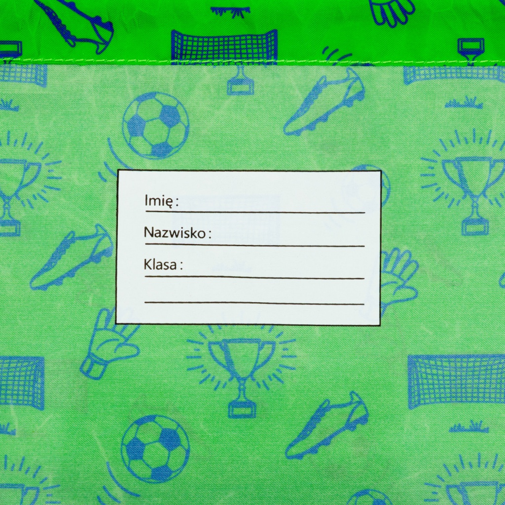 Vrecko na prezuvky AstraBAG Ombre Football AD1 – školské vrecko na chrbát