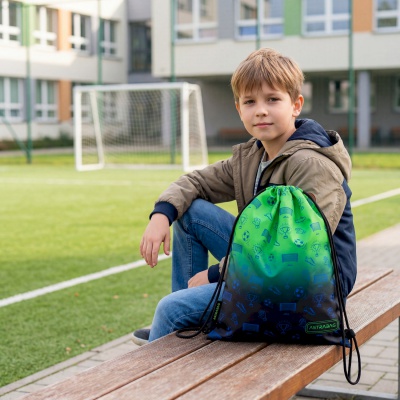 Kapsa na přezůvky AstraBAG Ombre Football, AD1, 507026017