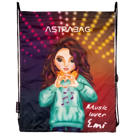 Vrecko na prezuvky AstraBAG Top Teens Emi AD1 – školské vrecko na chrbát