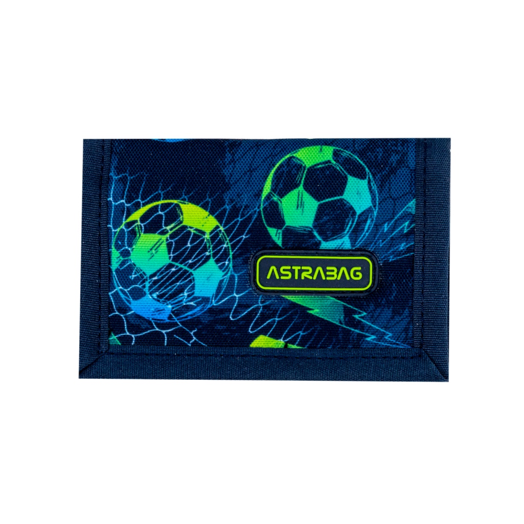 Detská peňaženka AstraBAG Football – peňaženka na suchý zips