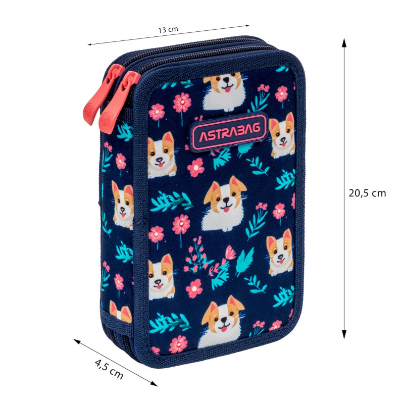 Dvojposchodový peračník AstraBAG Dear Puppy AC21 s výbavou