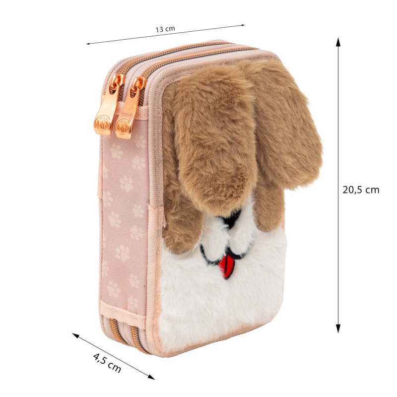 Dvojposchodový peračník AstraBAG Fluffy Puppy AC21 s výbavou