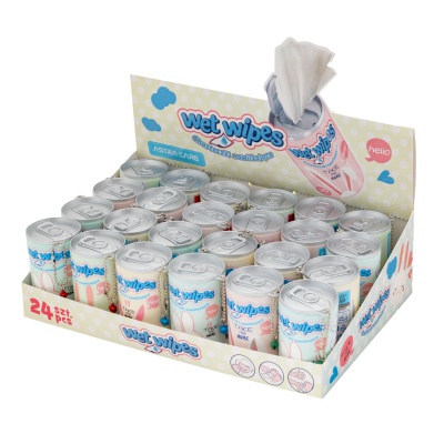 Vlhčené ubrousky AstraCare Bunny v plechovce 30 ks
