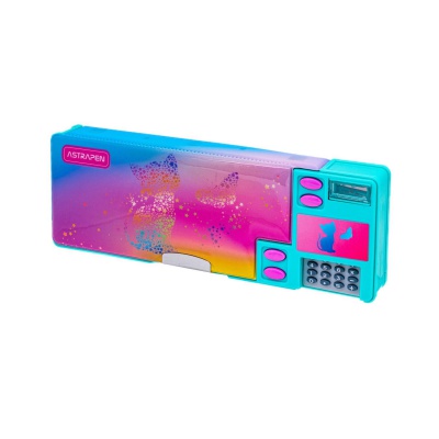 Školní penál s kalkulačkou ASTRAPEN Kitty Ombre