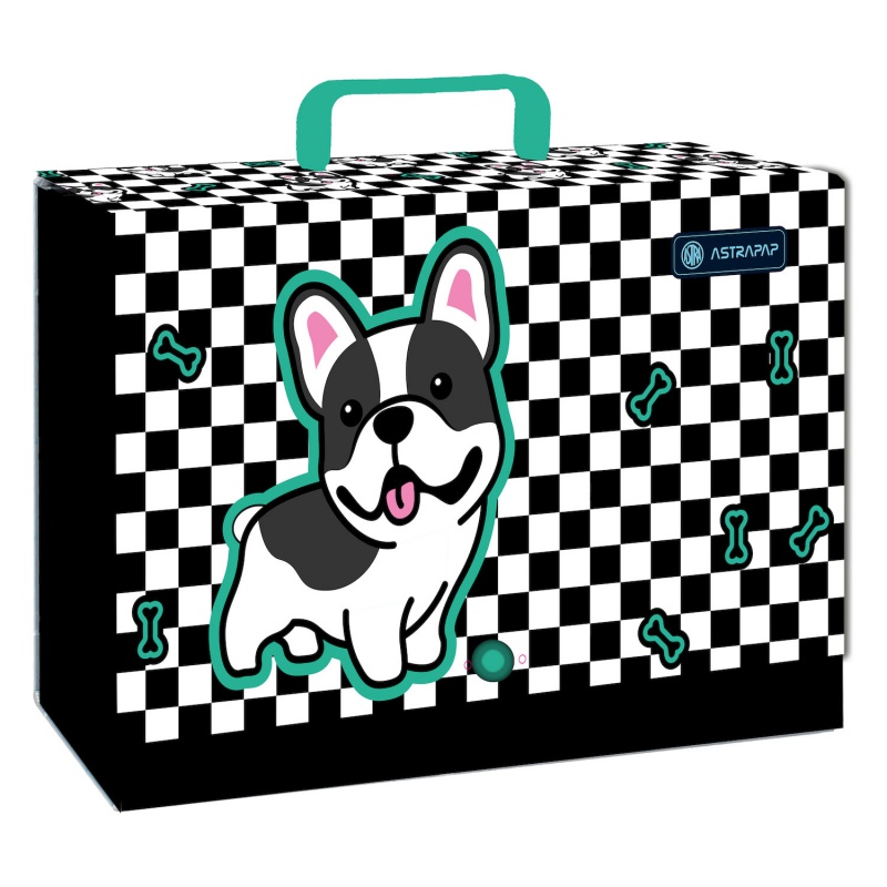 Školní kufřík s rukojetí A4 AstraPAP Cute Puppy XL – 9 cm, 108025005