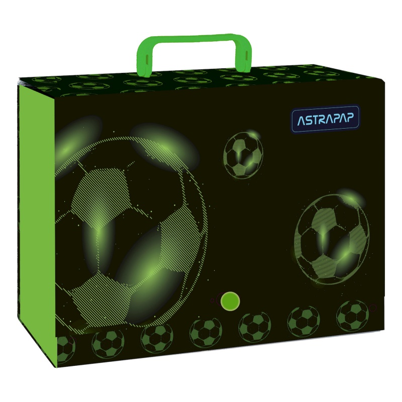 Školní kufřík s rukojetí A4 AstraPAP Neo Football XL – 9 cm, 108025002