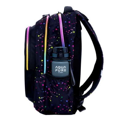 Školský batoh HEAD GOLDEN EFFECT RAINBOW KITTY AB300 ergonomický batoh s priehradkou na notebook