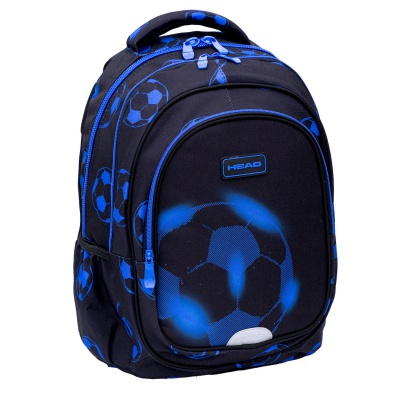 Školní batoh HEAD NEO BLUE FOOTBALL AB300 ergonomický fotbalový batoh do školy