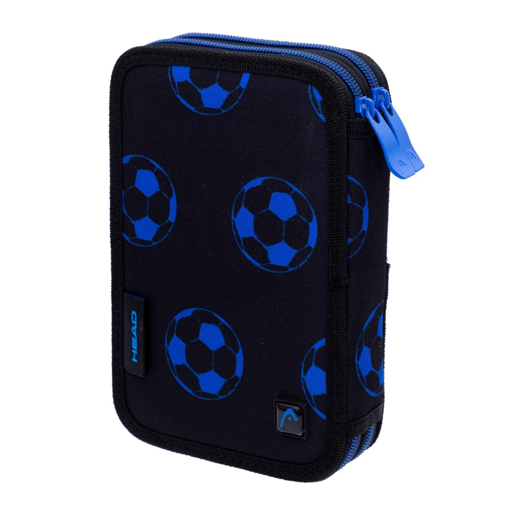 Dvoupatrový penál bez výbavy Head Neo Blue Football, AC2, 503025040