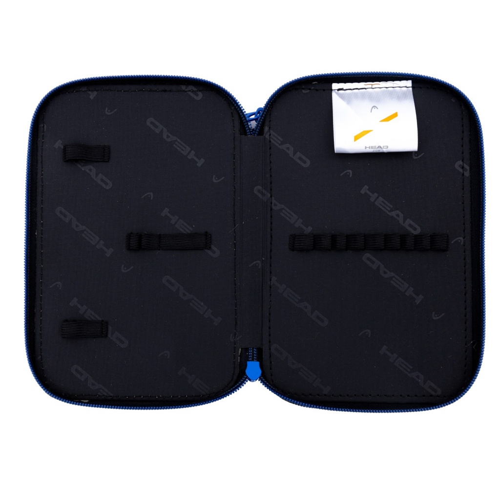 Dvoupatrový penál bez výbavy Head Neo Blue Football, AC2, 503025040