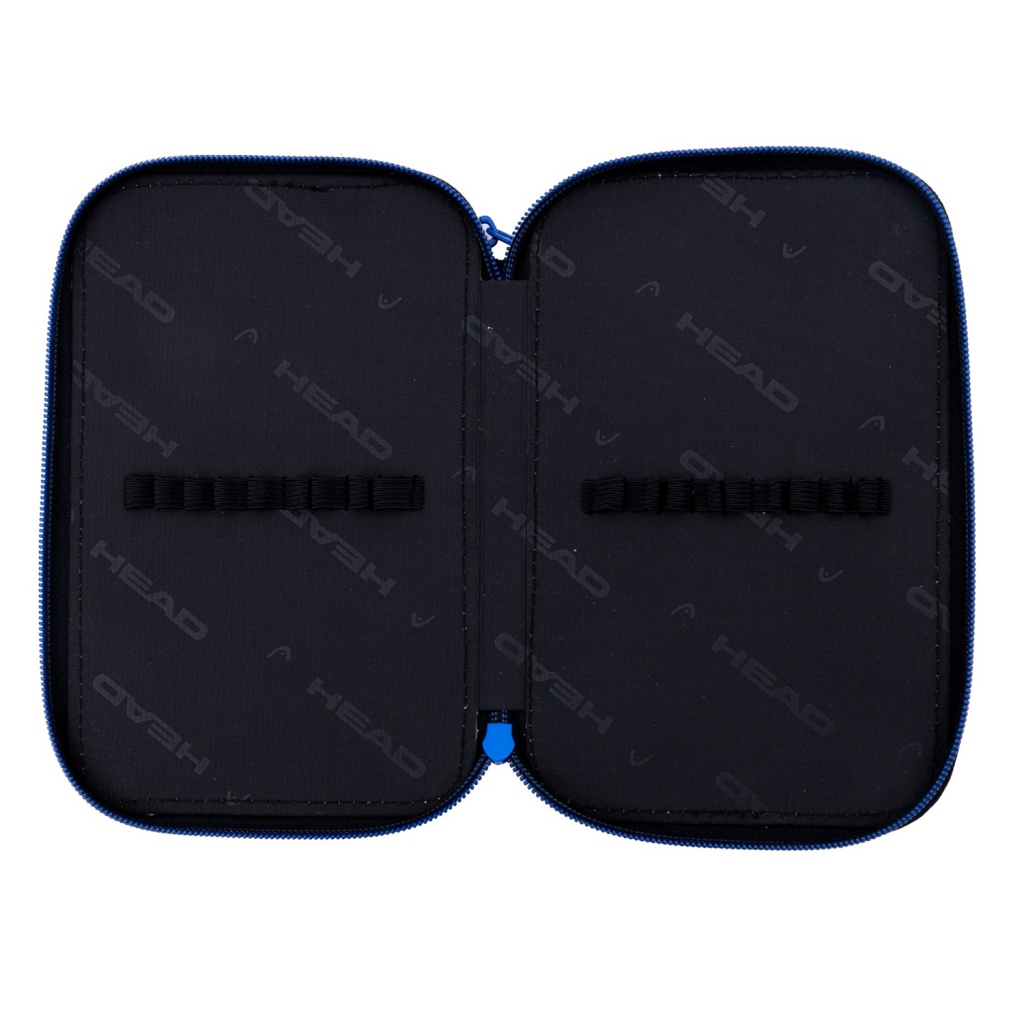 Dvoupatrový penál bez výbavy Head Neo Blue Football, AC2, 503025040
