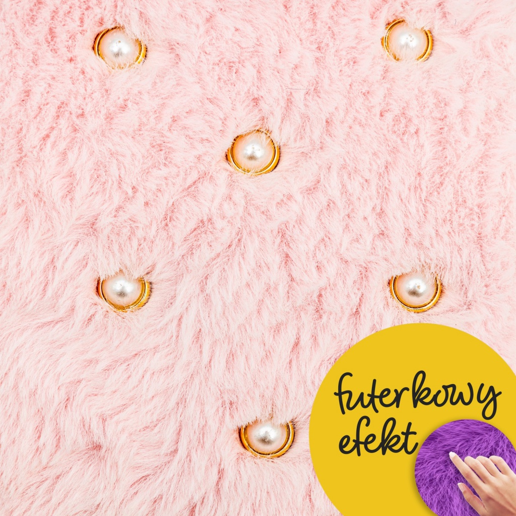 Školský peračník AstraBAG Fluffy Pearl Pink jednokomorový
