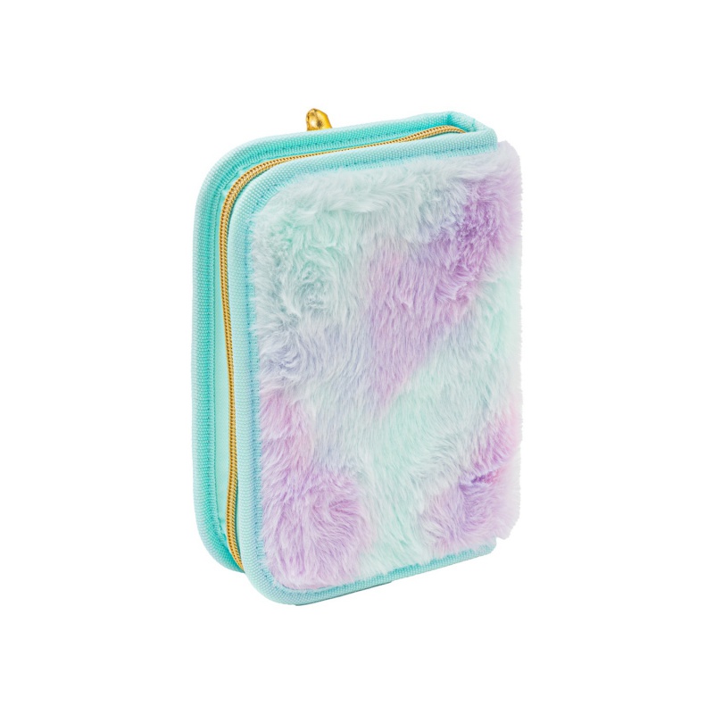 Školský peračník AstraBAG Fluffy Unicorn Ombre jednokomorový