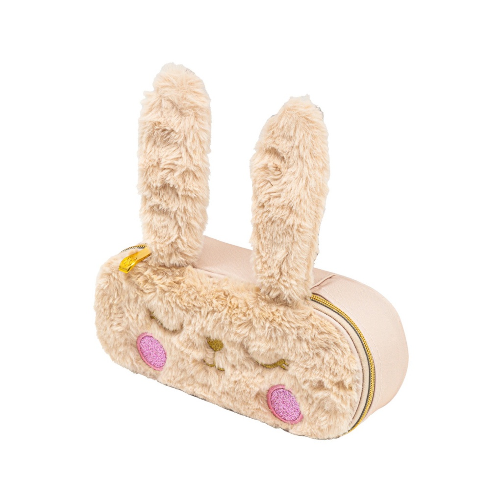 Školský peračník AstraBAG Fluffy Bunny Beige jednokomorový