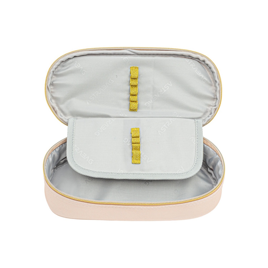 Školský peračník AstraBAG Fluffy Bunny Beige jednokomorový