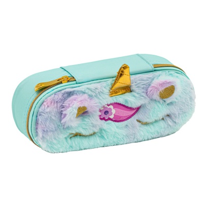 Školský peračník AstraBAG Fluffy Unicorn Ombre jednokomorový