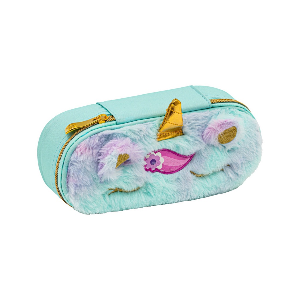 Školský peračník AstraBAG Fluffy Unicorn Ombre jednokomorový