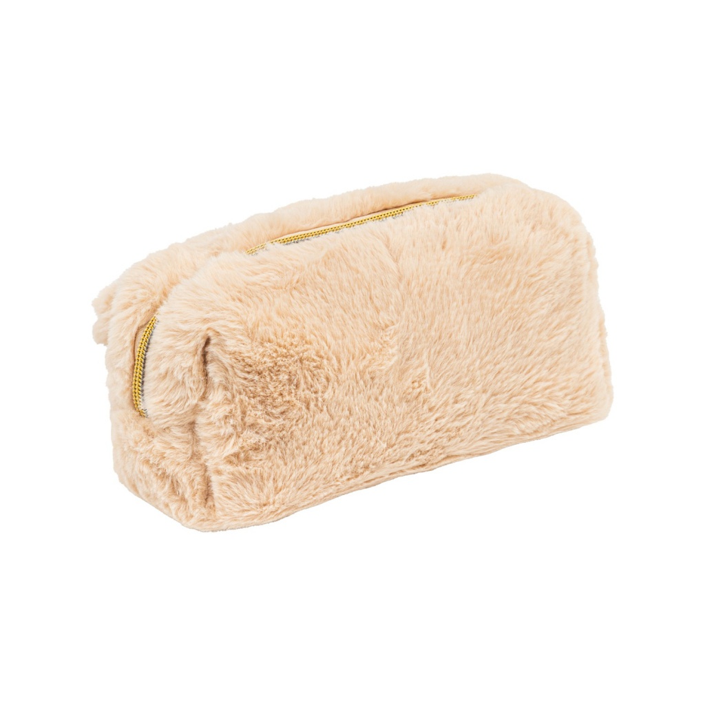 Plyšové pouzdro AstraBAG Fluffy Bunny Beige na drobnosti