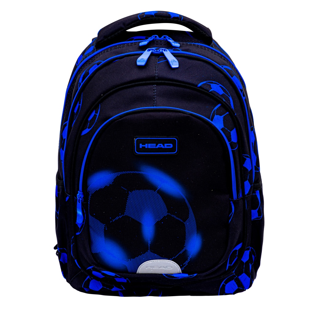 Školský batoh pre prvý stupeň Head Neo Blue Football, AB330, 502025035