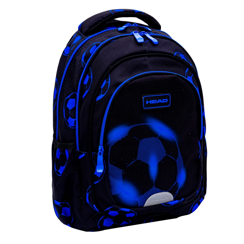 Školský batoh pre prvý stupeň Head Neo Blue Football, AB330, 502025035