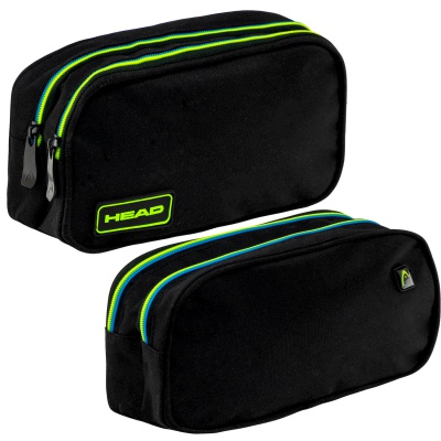 Školský peračník Head Black Green/Blue AC9