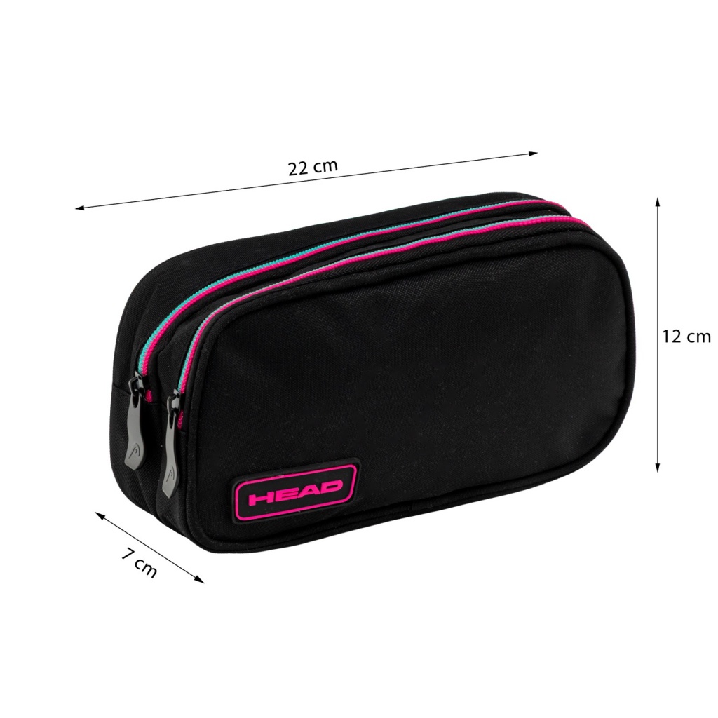 Školský peračník Head Black Pink/Mint AC9
