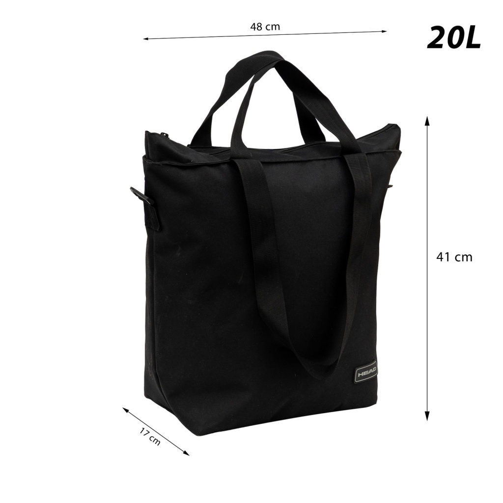 Dámska taška cez rameno Head Black
