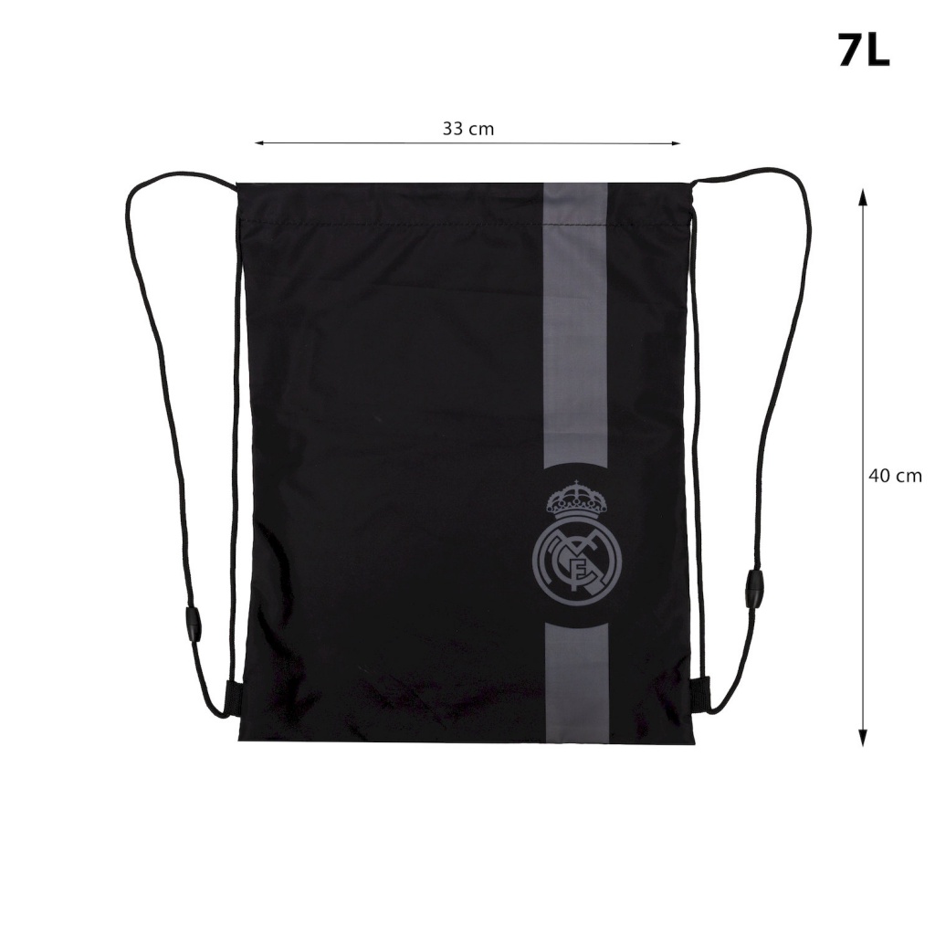Sáček na přezůvky Real Madrid Black, AD1, 507026019