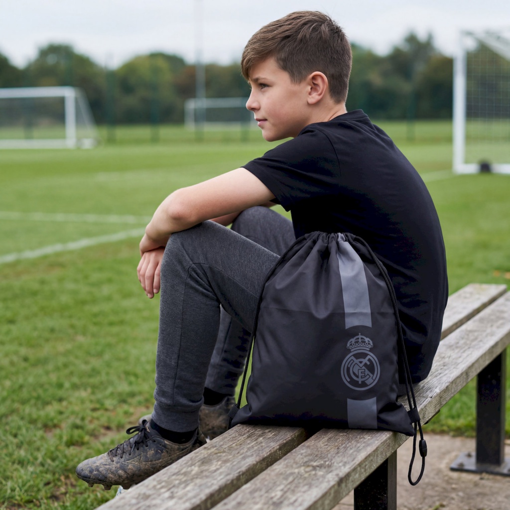 Sáček na přezůvky Real Madrid Black, AD1, 507026019