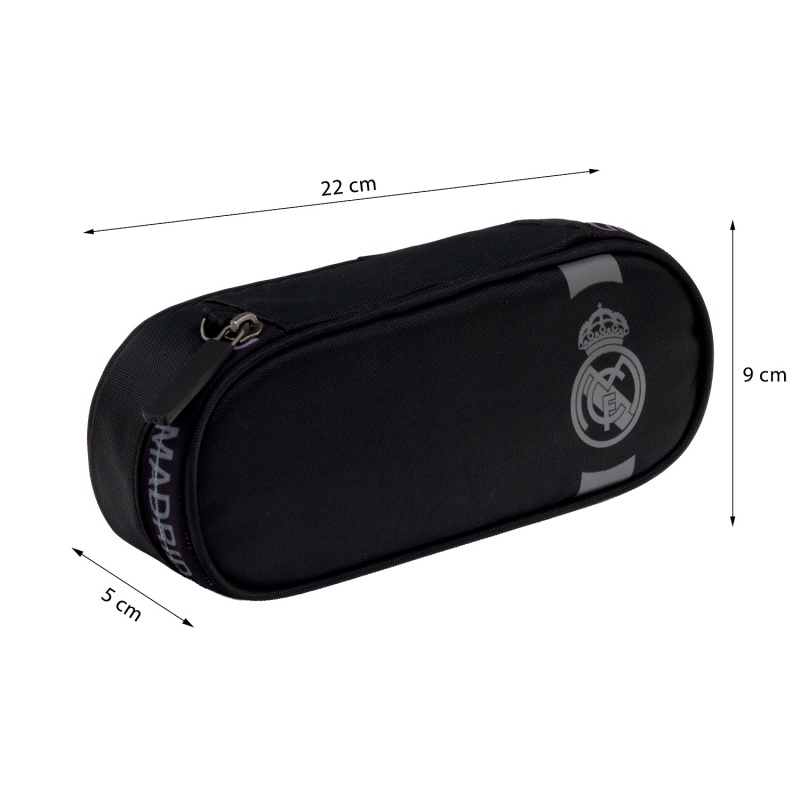 Jednokomorový penál / pouzdro Real Madrid Black, AC6, 503026078