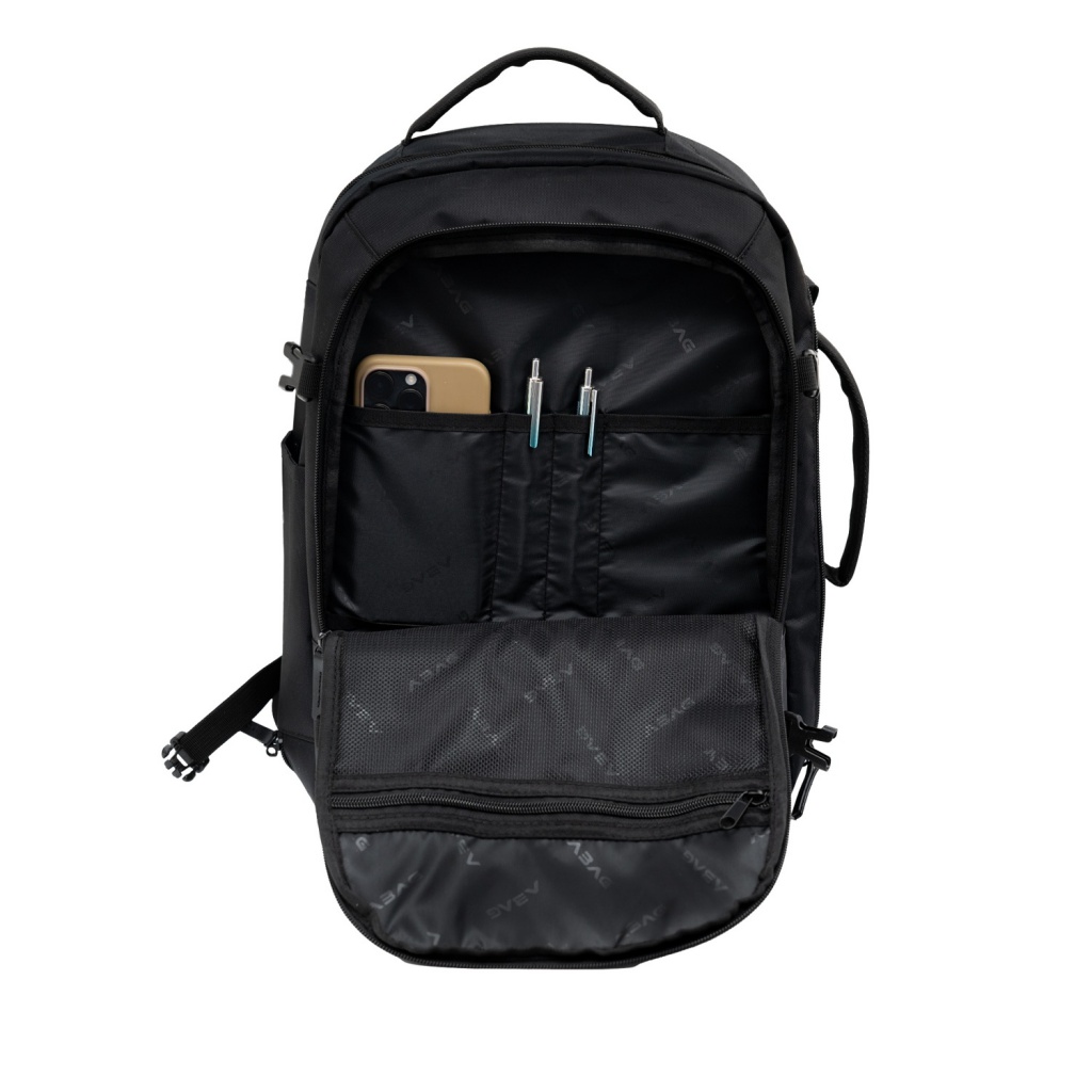 Cestovný batoh ABAG Business&Travel Black 2v1