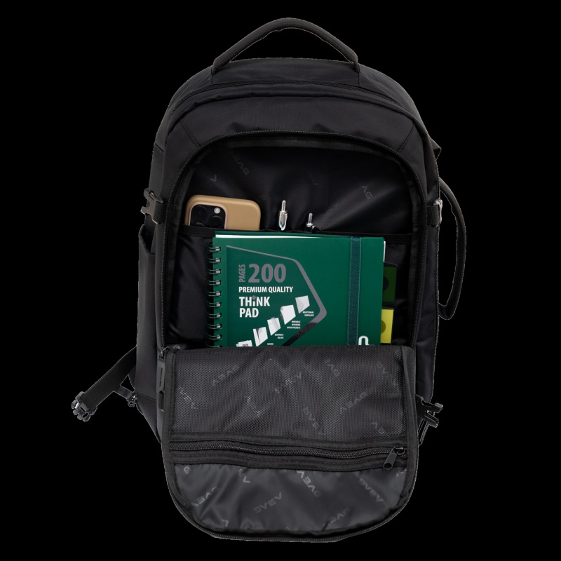 Cestovný batoh ABAG Business&Travel Black 2v1