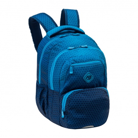 Školský batoh ABAG Hexagon Blue Ombre AB200 502026039