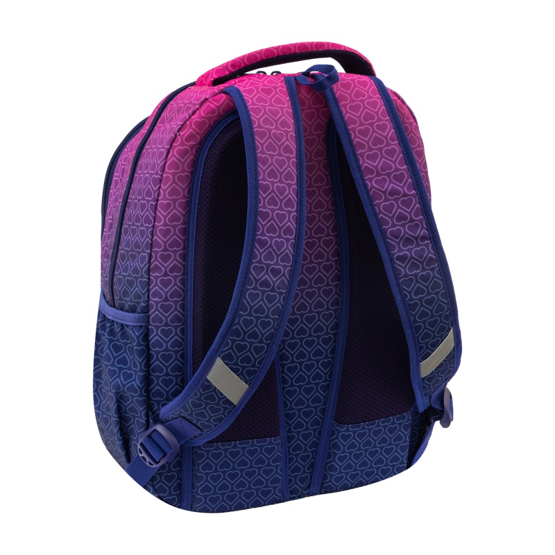 Školský batoh ABAG Hexagon Pink Ombre AB200