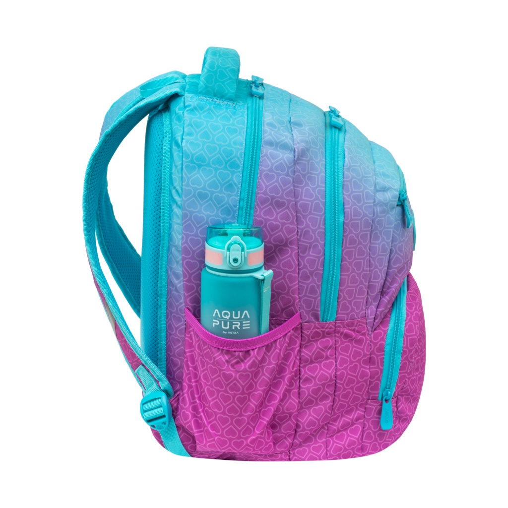 Školský batoh ABAG Hexagon Mint Ombre AB200