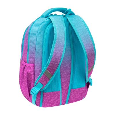 Školský batoh ABAG Hexagon Mint Ombre AB200