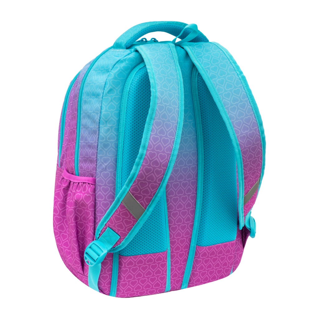 Školský batoh ABAG Hexagon Mint Ombre AB200