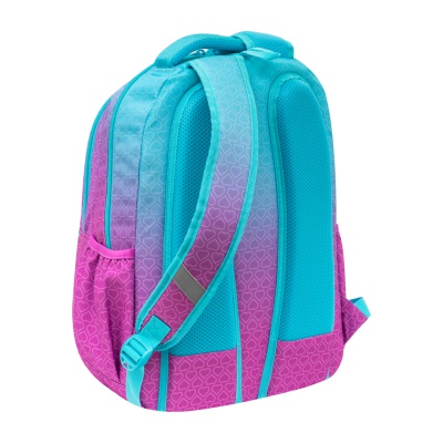 Školský batoh ABAG Hexagon Mint Ombre AB200