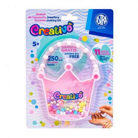 Kreativní set ASTRA Creativo Crown korálky 334024003