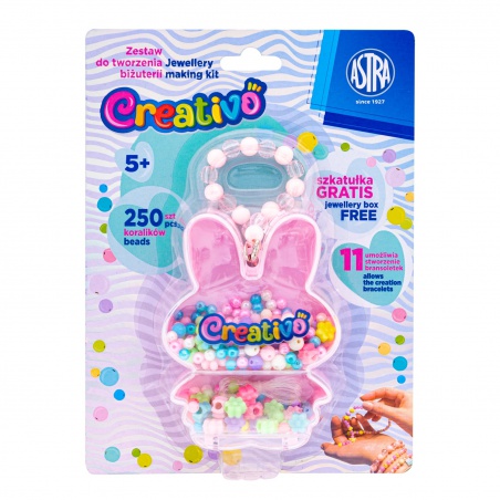 Kreativní set ASTRA Creativo Bunny korálky 334024004